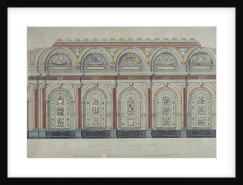 East side view of the Livery Hall of the Clothworkers' Company, City of London by Anonymous