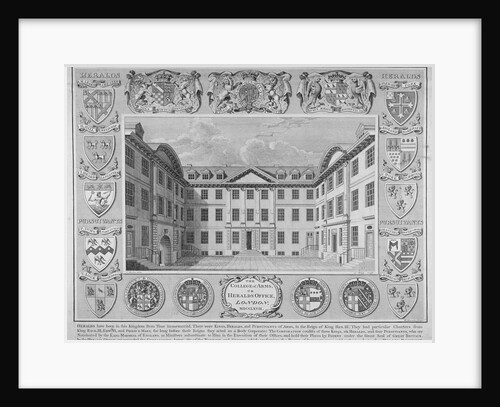 College of Arms, City of London by William Sherwin
