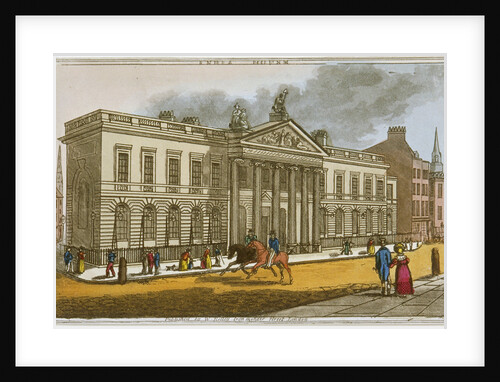 North view of East India House, Leadenhall Street, City of London by Anonymous
