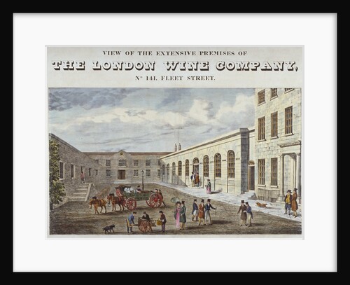 Premises of the London Wine Company at no 141 Fleet Street, City of London by Anonymous