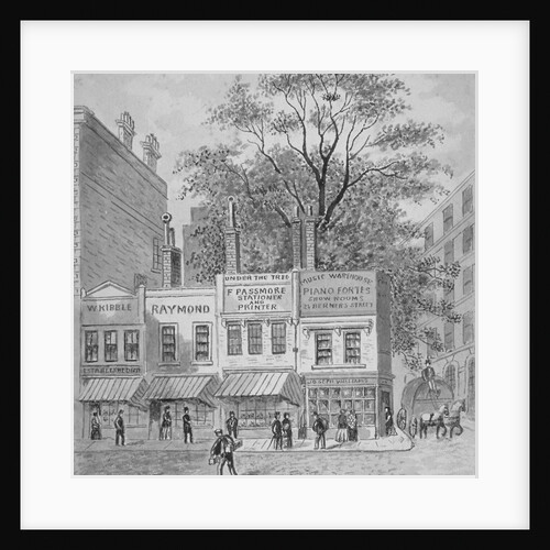 Shops on Cheapside, City of London by Anonymous