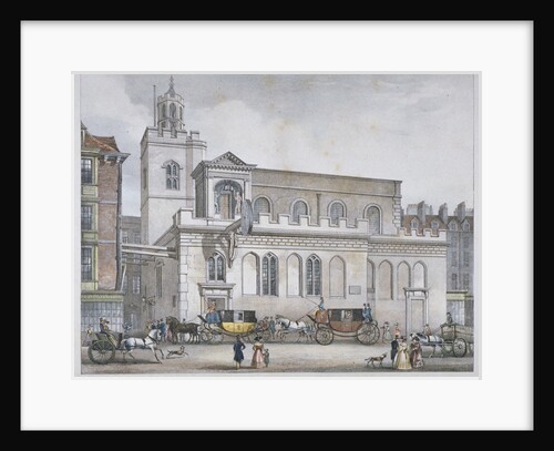 Church of St Dunstan in the West, Fleet Street, City of London by W Ganci