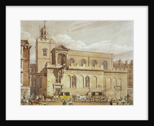 Church of St Dunstan in the West, Fleet Street, City of London by Thomas Talbot Bury