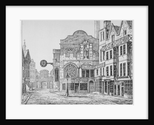 Church of St Dunstan in the West, Fleet Street, City of London by Anonymous