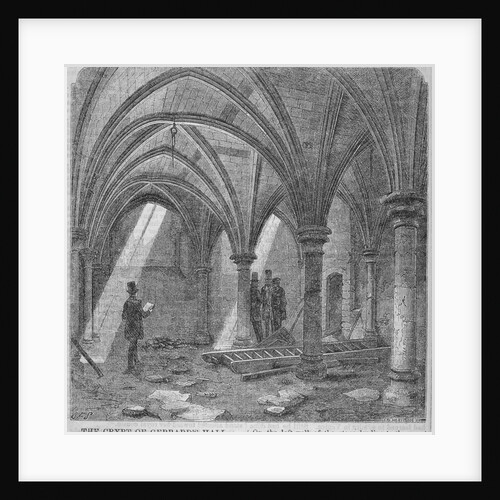 Crypt under Gerard's Hall on the south side of Basing Lane, City of London by IS Heaviside