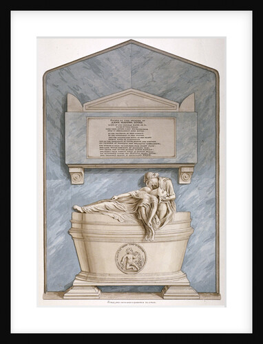 Monument to Anne Martha Hand, Church of St Giles without Cripplegate, City of London by Anonymous