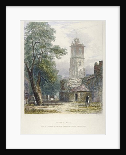 Church of St Giles without Cripplegate, City of London by John Wykeham Archer