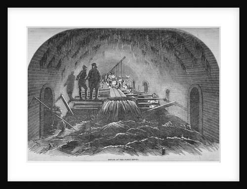 Repair of the Fleet sewer, City of London by Anonymous