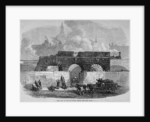 The remains of Fleet Prison, City of London by Anonymous