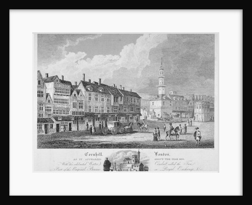 Cornhill, City of London, c1630 (1818) by Bartholomew Howlett
