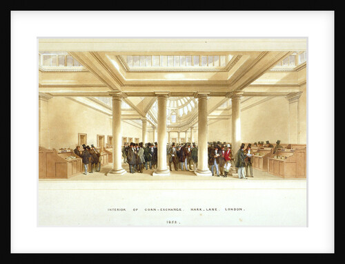 Interior of the Corn Exchange, Mark Lane, City of London by Anonymous