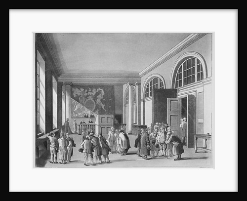 Interior of the Excise Office, Old Broad Street, City of London by Thomas Sutherland