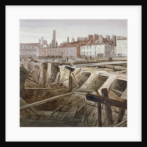 An accident near Coppice Row, Farringdon Street, City of London by Anonymous