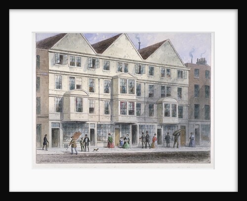 Fetter Lane, City of London by Thomas Hosmer Shepherd