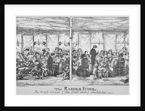 Field Lane Ragged School, Smithfield, City of London by George Cruikshank