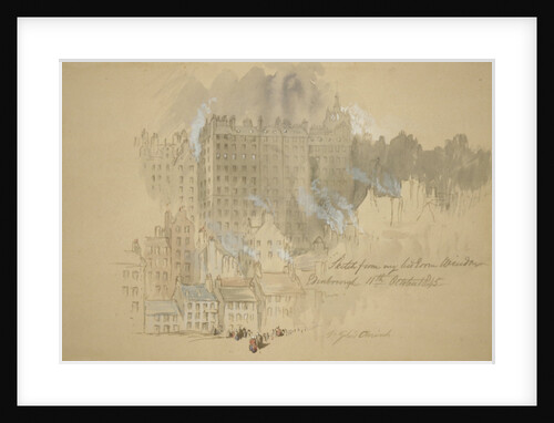 Edinburgh from the Artist's Room by Sir John Gilbert