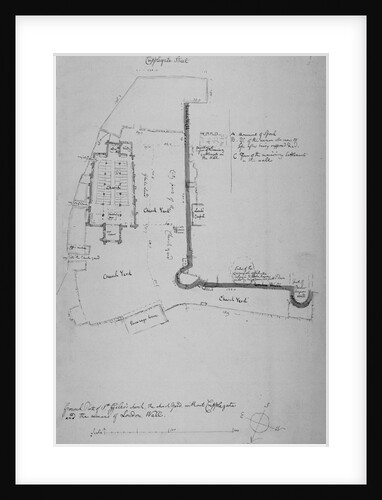 Church of St Giles without Cripplegate, City of London by John Carter