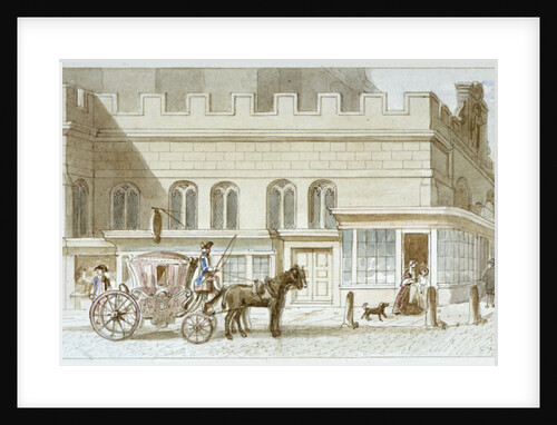 Shop fronts by St Dunstan-in-the-West, Fleet Street, City of London by James Findlay