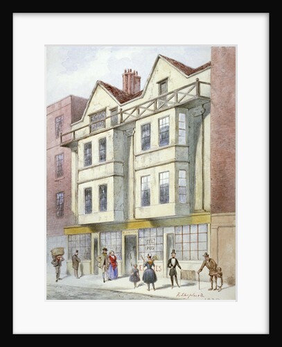 Blanchard's premises, Fleet Street, City of London by Frederick Napoleon Shepherd