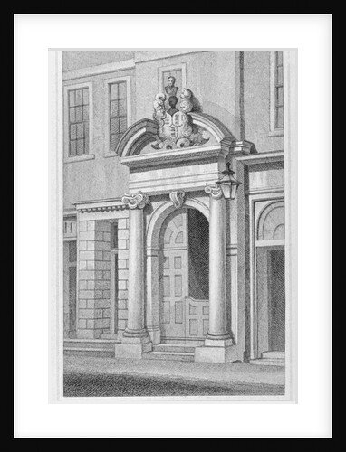 Entrance to Girdlers' Hall, Basinghall Street, City of London by John Greig