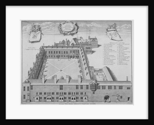 Gresham College, City of London by George Vertue