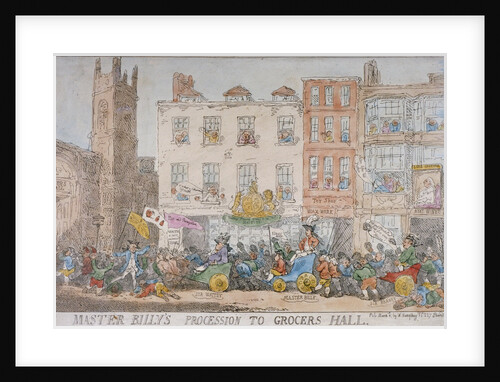 Master Billy's procession to Grocers' Hall by Anonymous