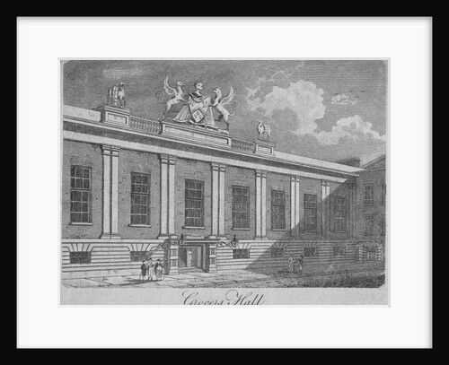 Front view of Grocers' Hall, City of London by Anonymous