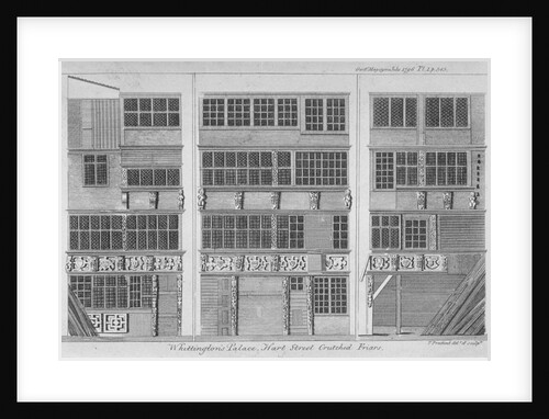 House in Hart Street, Crutched Friars, City of London by Thomas Prattent