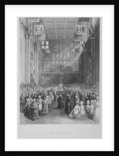 Installation of the Lord Mayor of London at the Guildhall, City of London by Harden Sidney Melville
