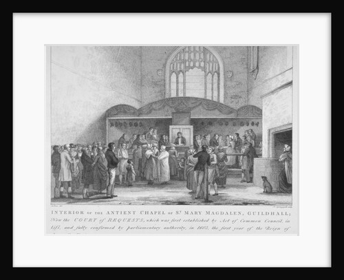 Interior of the Guildhall Chapel, City of London by M Springsguth