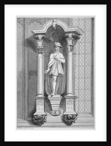 Statue of Edward VI, Guildhall Chapel, City of London by T Mills