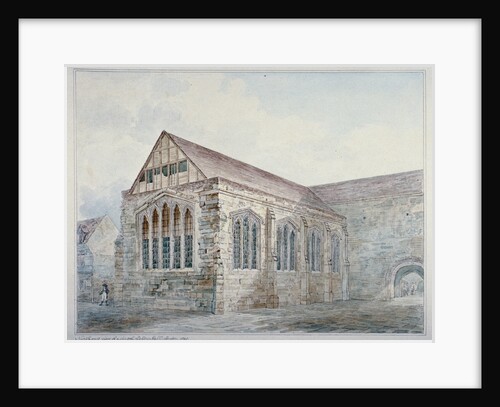 North-east view of Leadenhall Chapel, City of London by Anonymous