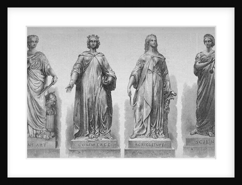 Statues on Holborn Viaduct, City of London by Anonymous