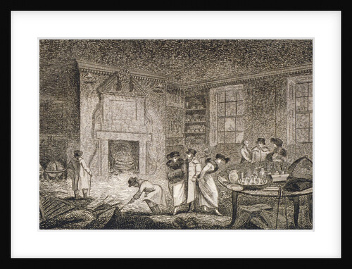 Interior view of the premises of Nathaniel Bentley, Leadenhall Street, City of London by Anonymous