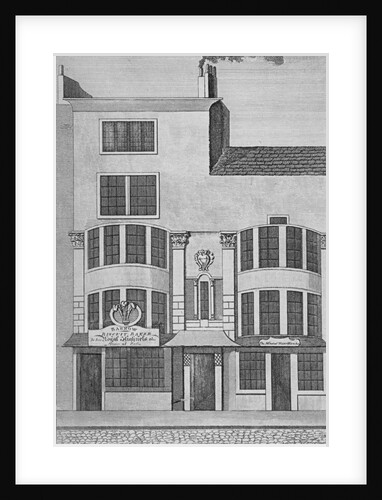 View of buildings in Leadenhall Street, City of London by William Darton & Co