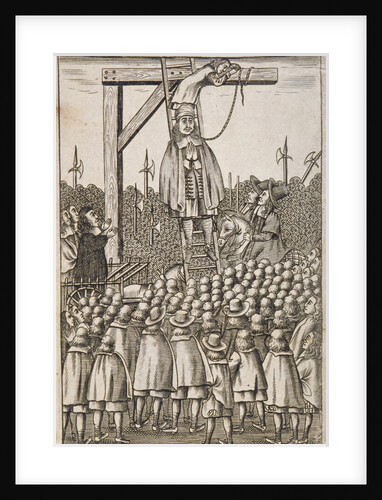 Execution of a criminal, Lime Street, City of London by Anonymous