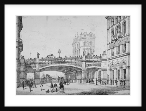 Farringdon Street and Holborn Viaduct, City of London by Anonymous