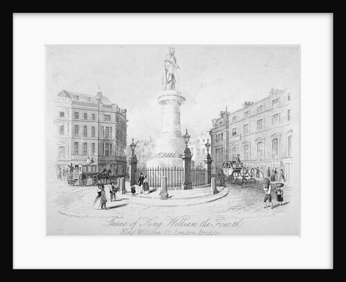Statue of King William IV at the London Bridge end of King William Street, City of London by Anonymous
