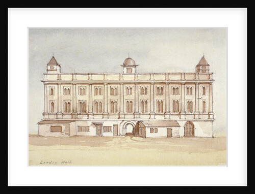 Leadenhall, City of London by Thomas Colman Dibdin