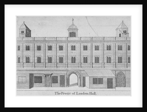 Front of Leadenhall, City of London by Anonymous