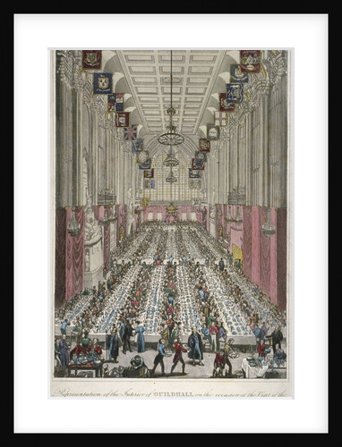 Dinner in the Guildhall, City of London by Anonymous