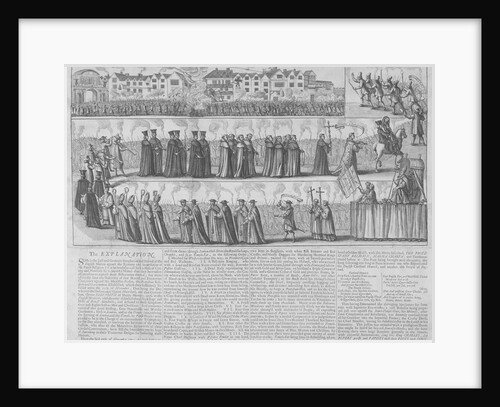 Roman Catholic procession, City of London by Anonymous