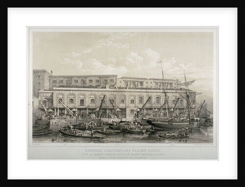 Brewer's Quay, Chester Quay and Galley Quay, Lower Thames Street, City of London by F Bedford