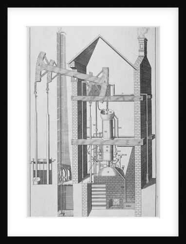 Section of the water works on London Bridge by Anonymous