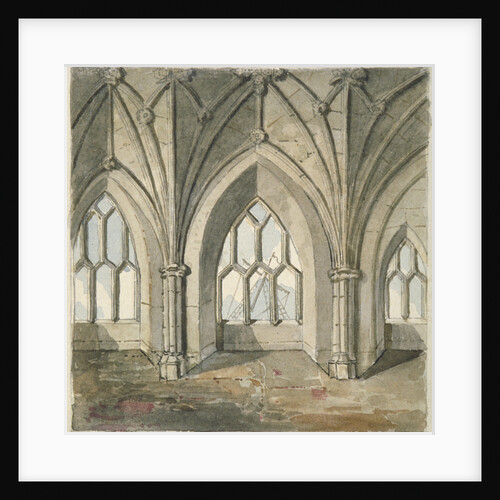 Interior of the crypt under St Thomas Chapel, London Bridge by Anonymous