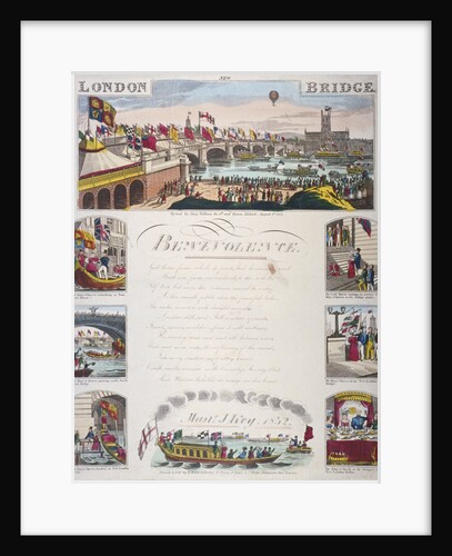 Opening ceremony of the new London Bridge by Anonymous