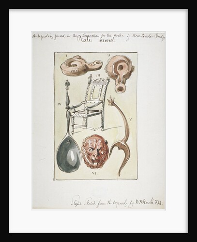 Antiquities found in the excavations for the works of the new London Bridge by Anonymous