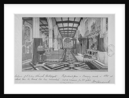 Interior of the Church of St Helen, Bishopsgate, City of London by William Strudwick