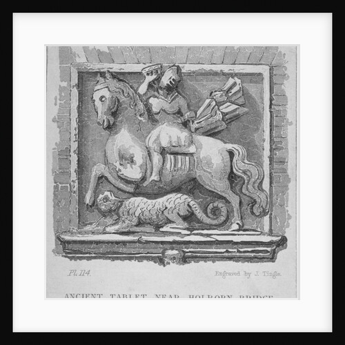 Ancient tablet, near Holborn Bridge, London by James Tingle