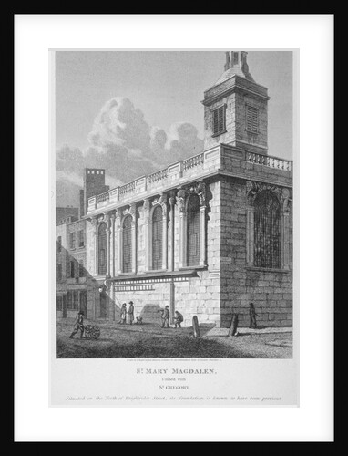 Church of St Mary Magdalen, Old Fish Street, City of London by Joseph Skelton